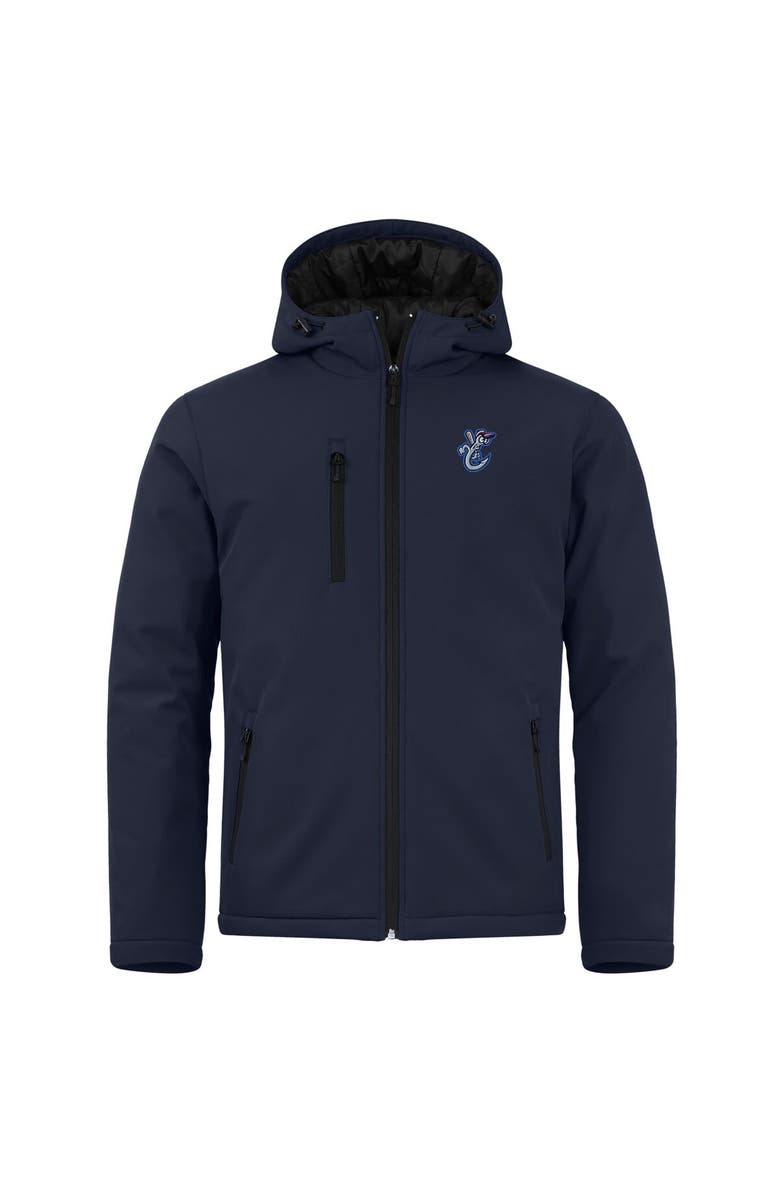 Cutter & Buck Men's Cutter & Buck  Navy Corpus Christi Hooks  Clique Equinox Insulated Softshell Full-Zip Jacket, Alternate, color, 
