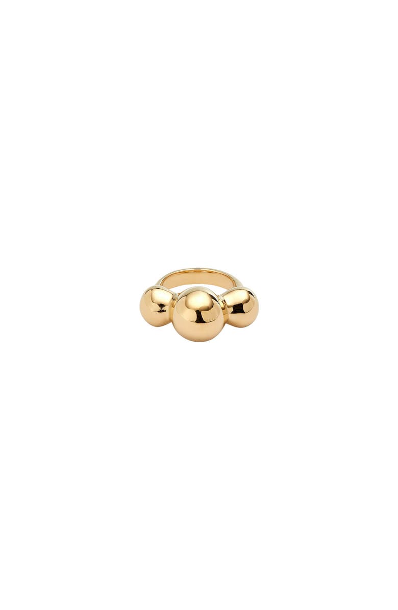 UNODE50 Core Trio Ring, Main, color, Gold