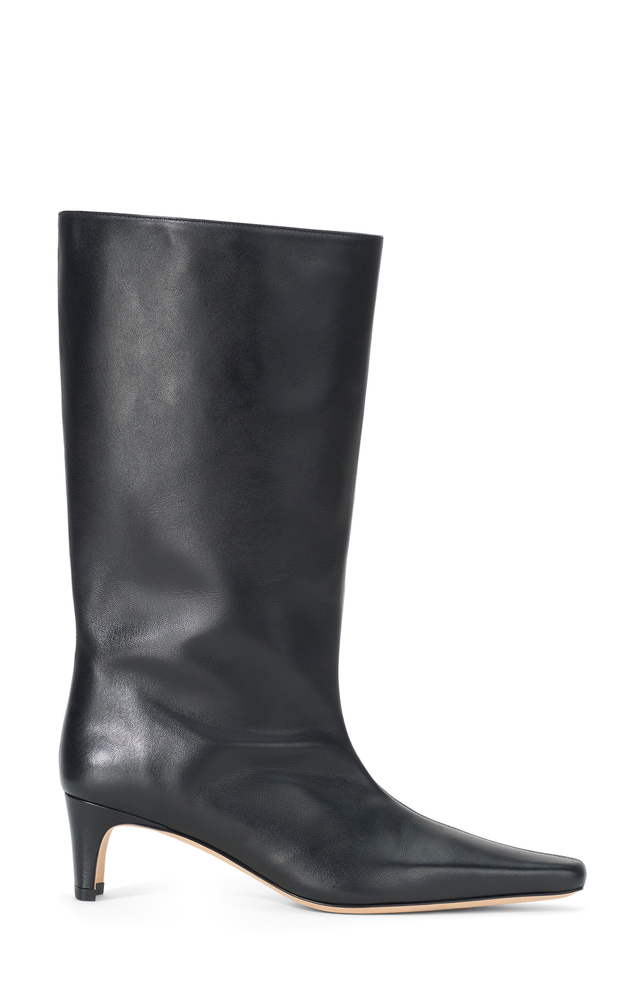 STAUD Wally Mid Calf Boot, Alternate, color, Black