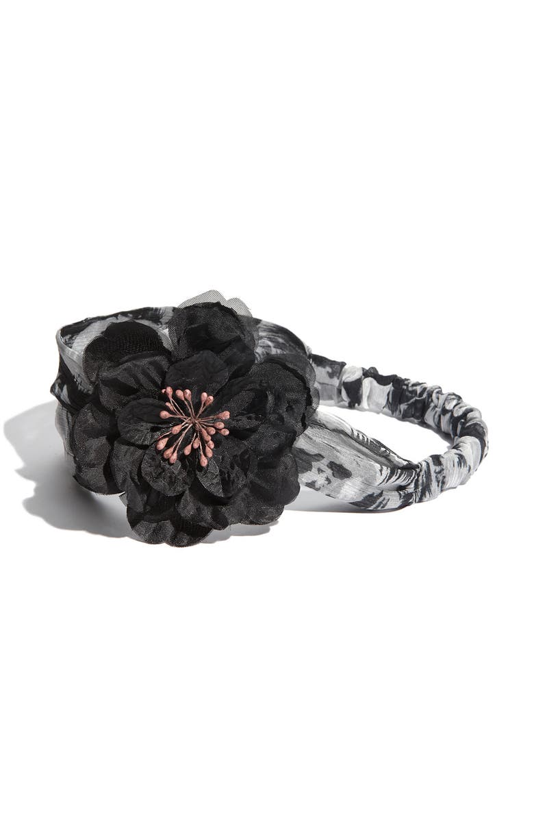 Tasha 'Retro Flower' Head Wrap, Main, color,