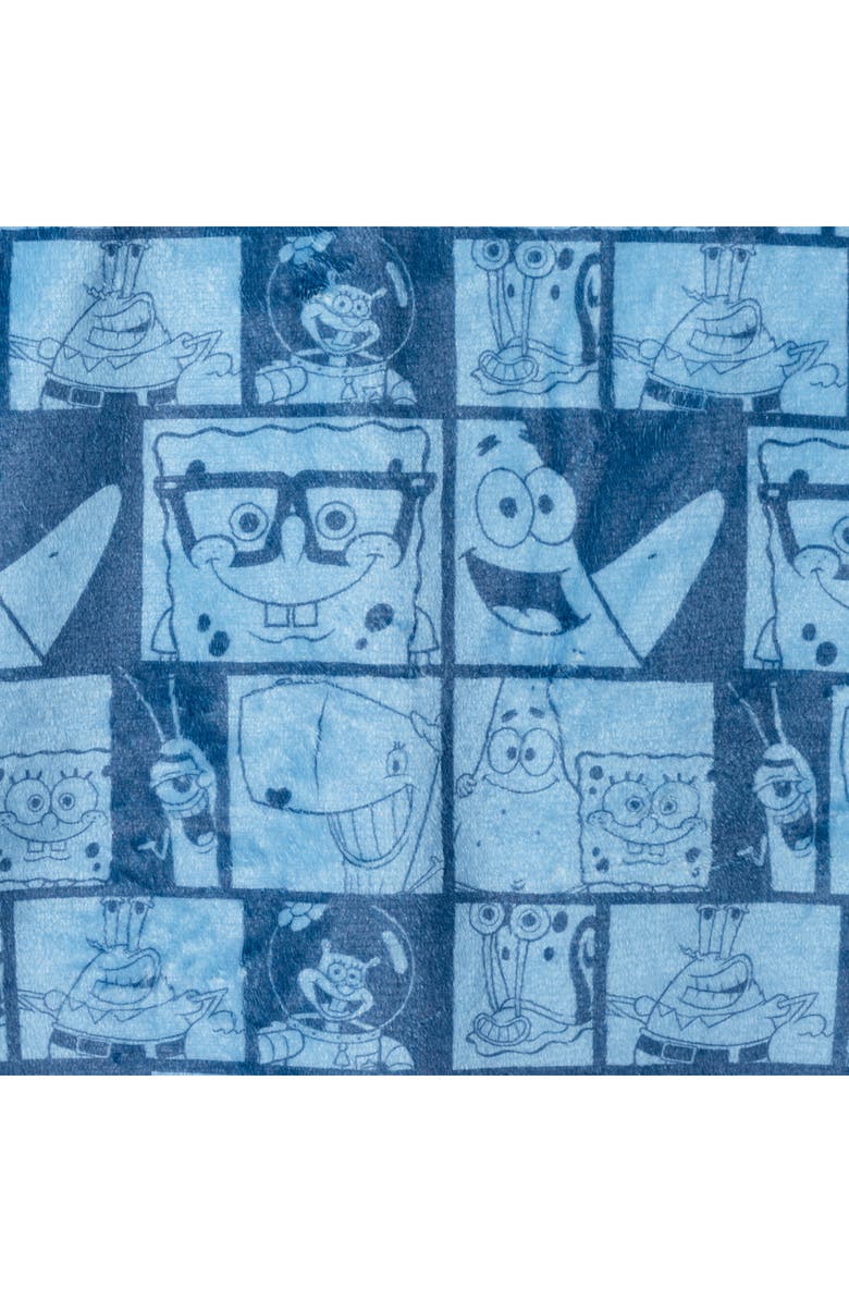 Andy & Evan Kids' SpongeBob<sup>®</sup> SquarePants<sup>™</sup> Microfleece Hooded Robe, Alternate, color, 