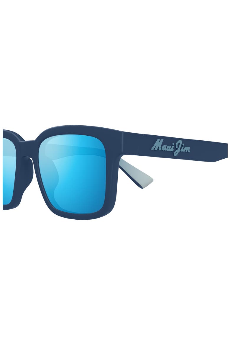 Opiopio AF 54mm PolarizedPlus2® Rectangular Sunglasses, Alternate, color, MATTE DARK BLUE