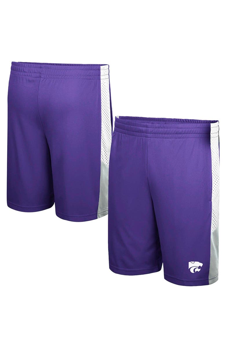 COLOSSEUM Men's Colosseum Purple Kansas State Wildcats Very Thorough Shorts, Main, color,