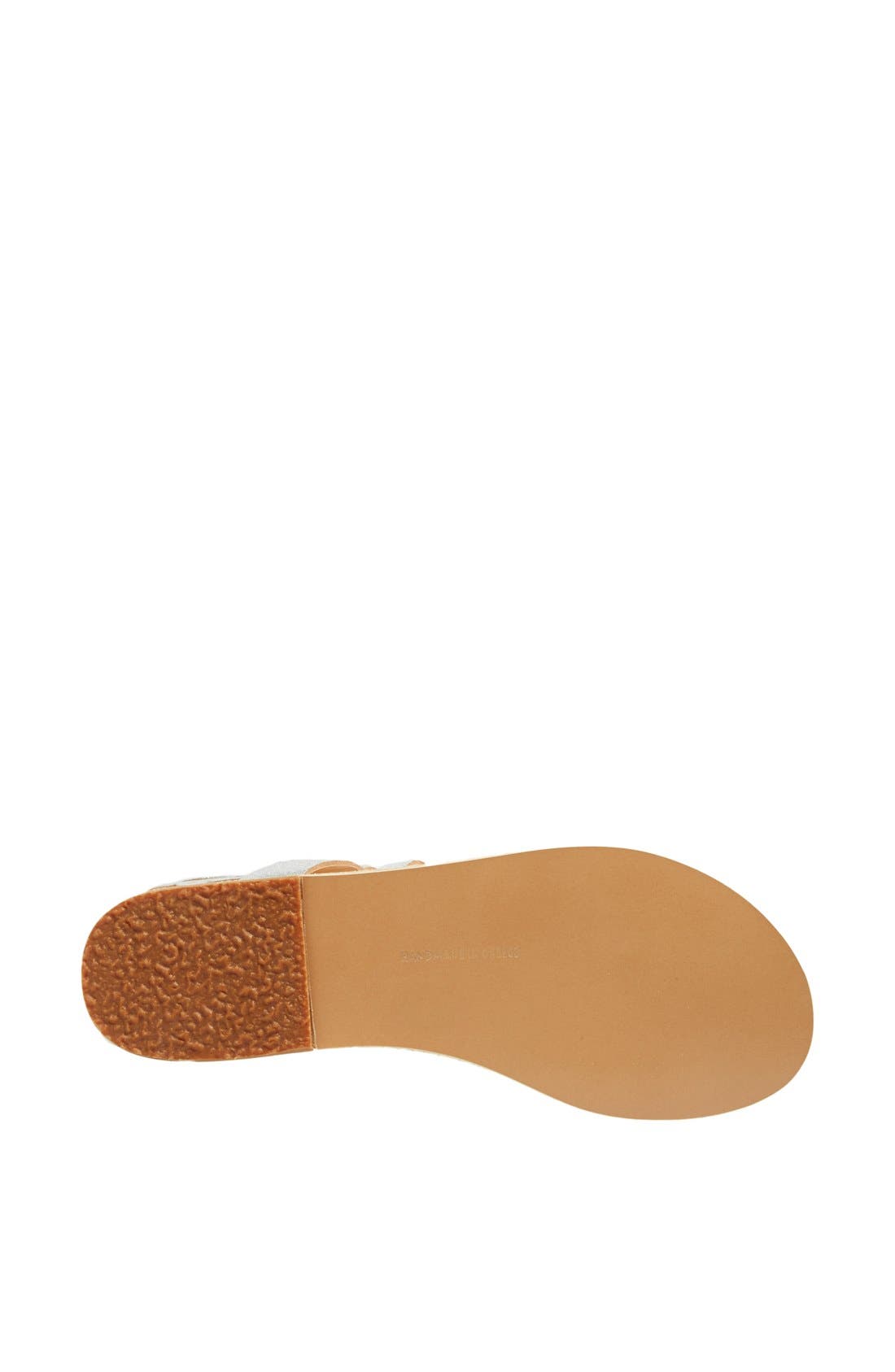 Ancient Greek Sandals 'Ikaria' Winged Metallic Leather Sandal, Alternate, color, 