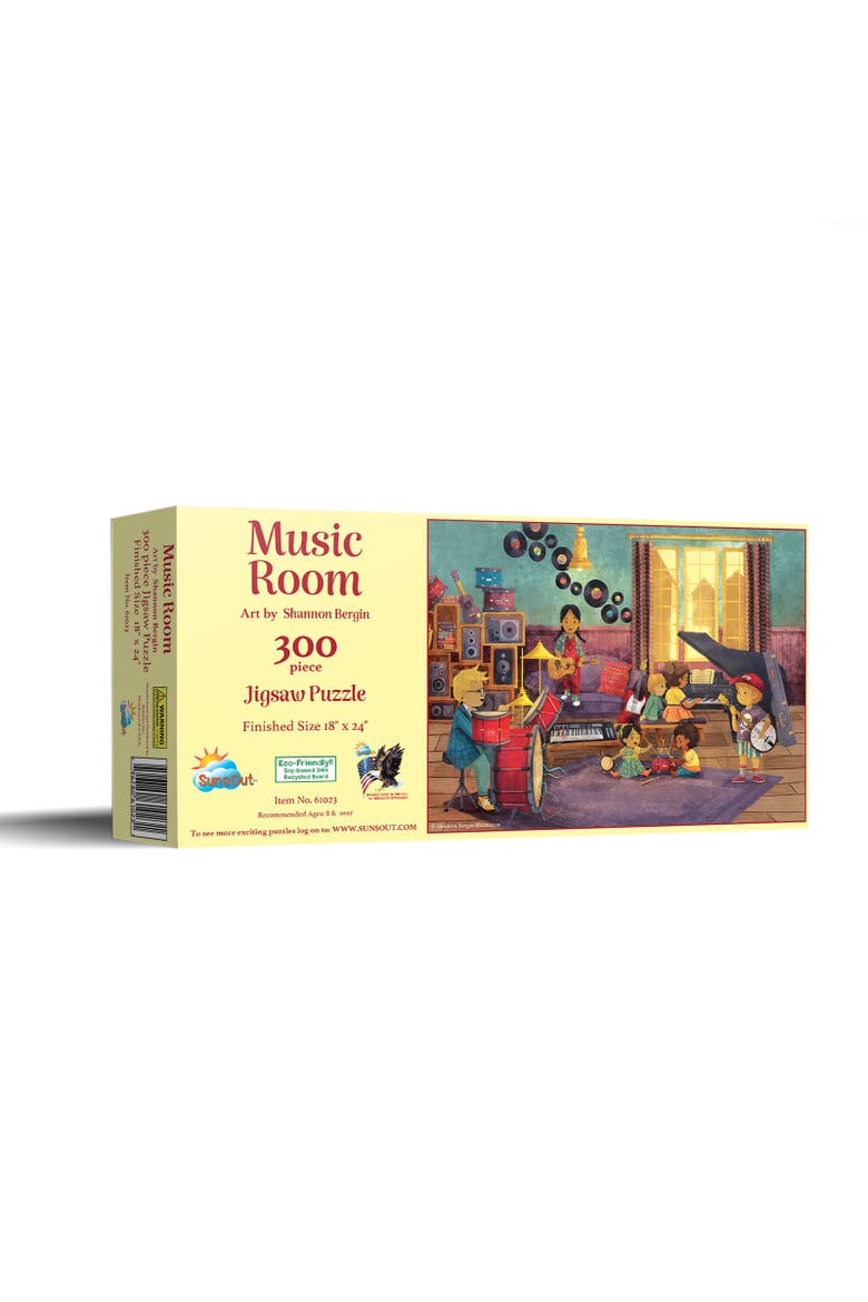 Music Room 300 piece Jigsaw Puzzle for Adults, Main, color, Multicolor