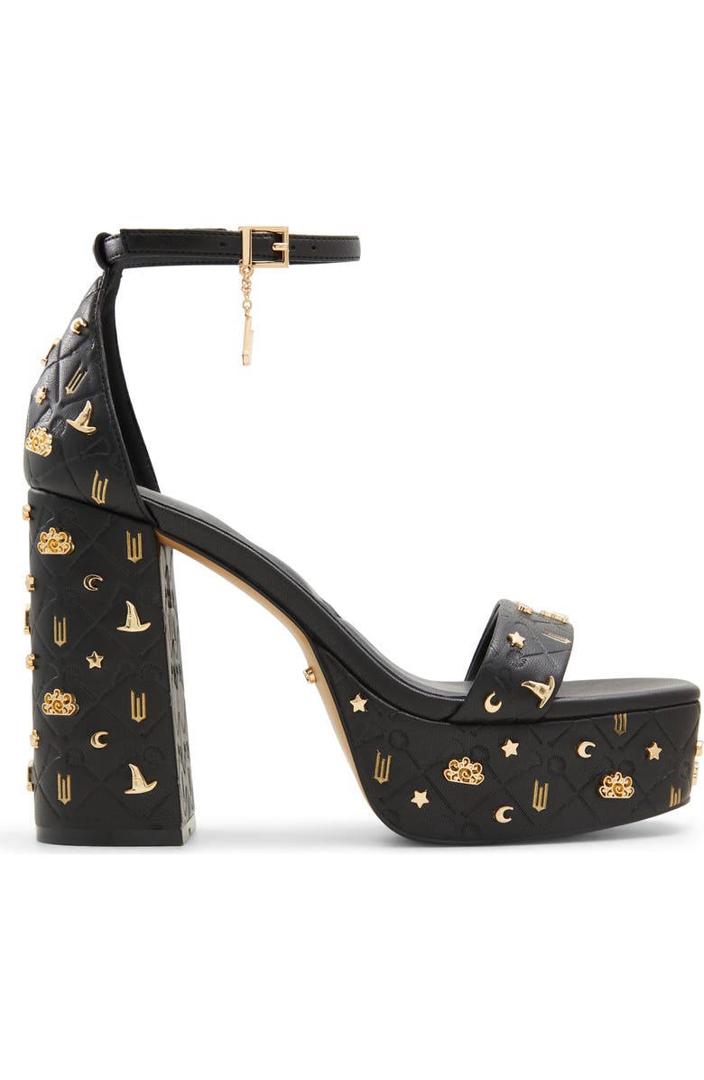 ALDO x Wicked Take Flight Ankle StrapPlatform Sandal, Alternate, color,