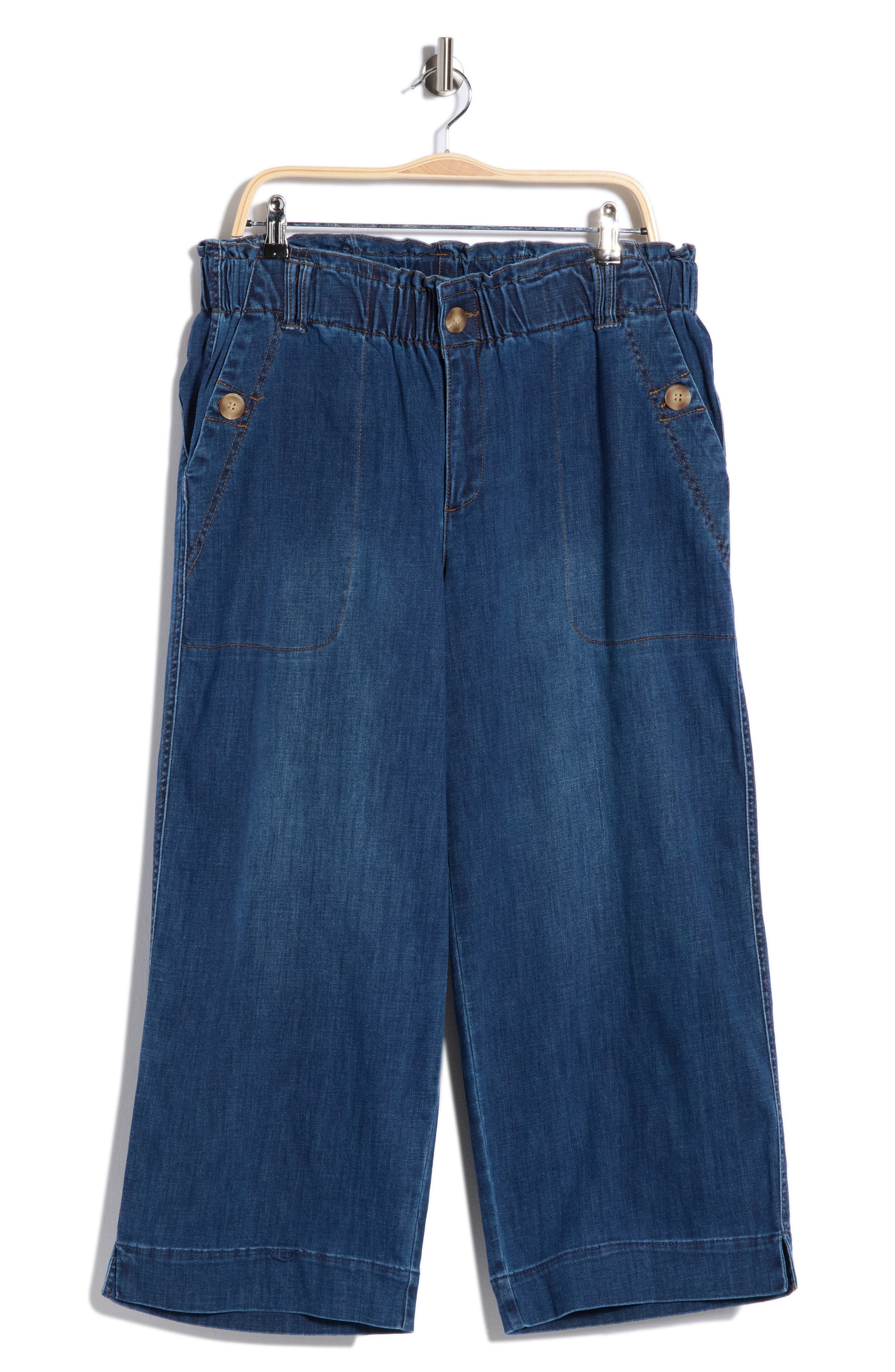 Democracy Wide Leg Crop Jeans