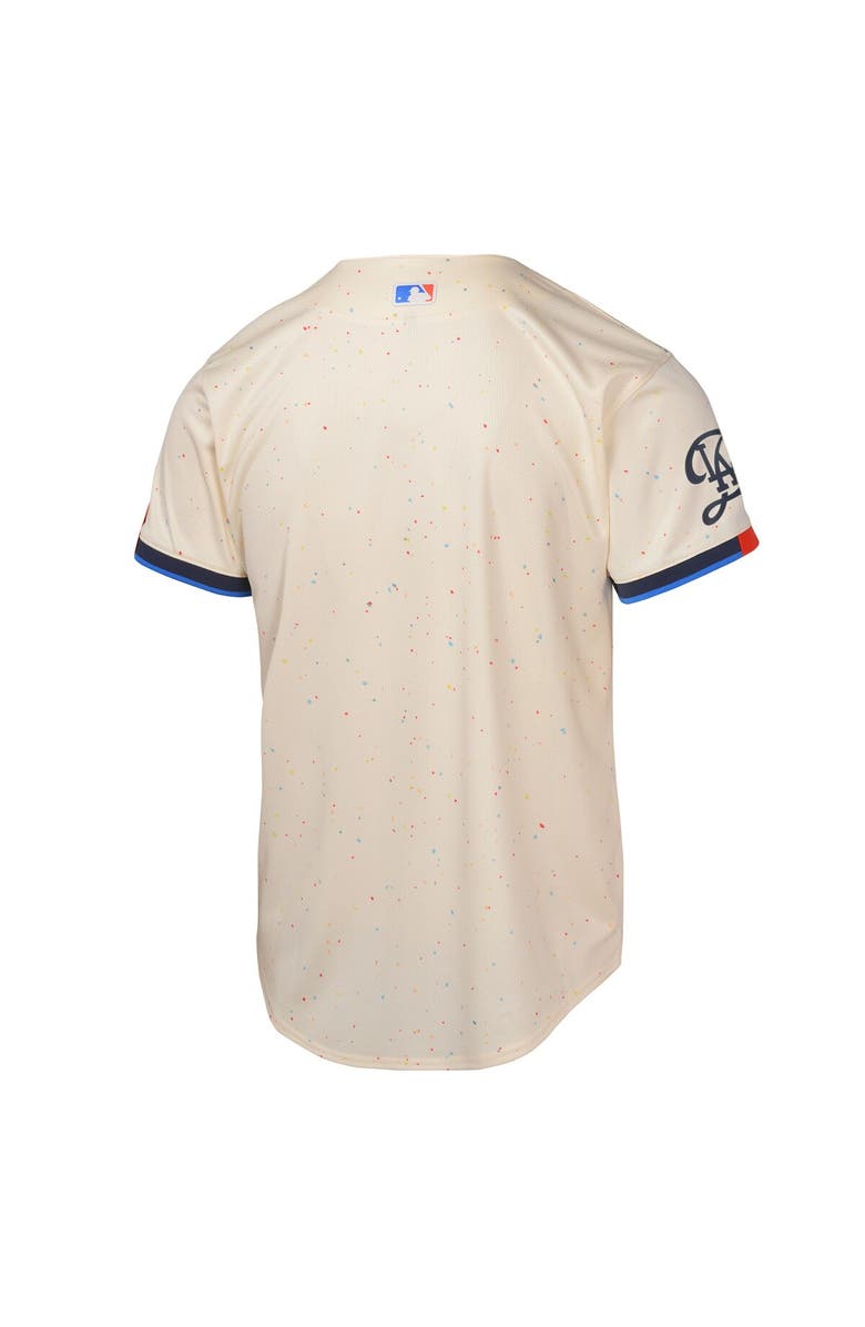 Nike Youth Nike Cream Los Angeles Dodgers 2024 City Connect Limited Jersey, Alternate, color,