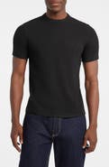 GUESS JEANS Ribbed Stretch Cotton T-Shirt