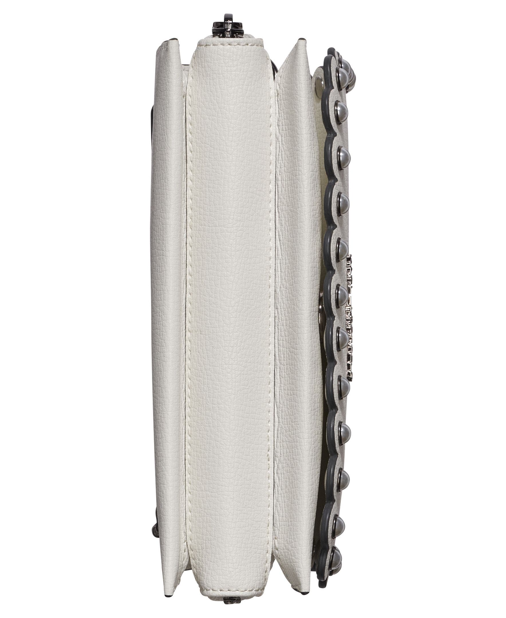 KARL LAGERFELD PARIS Lourdes Crossbody, Alternate, color, Winter White