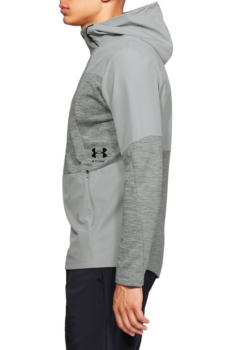 Under Armour Storm Cyclone Water Repellent Half Zip Hoodie, Alternate, color,