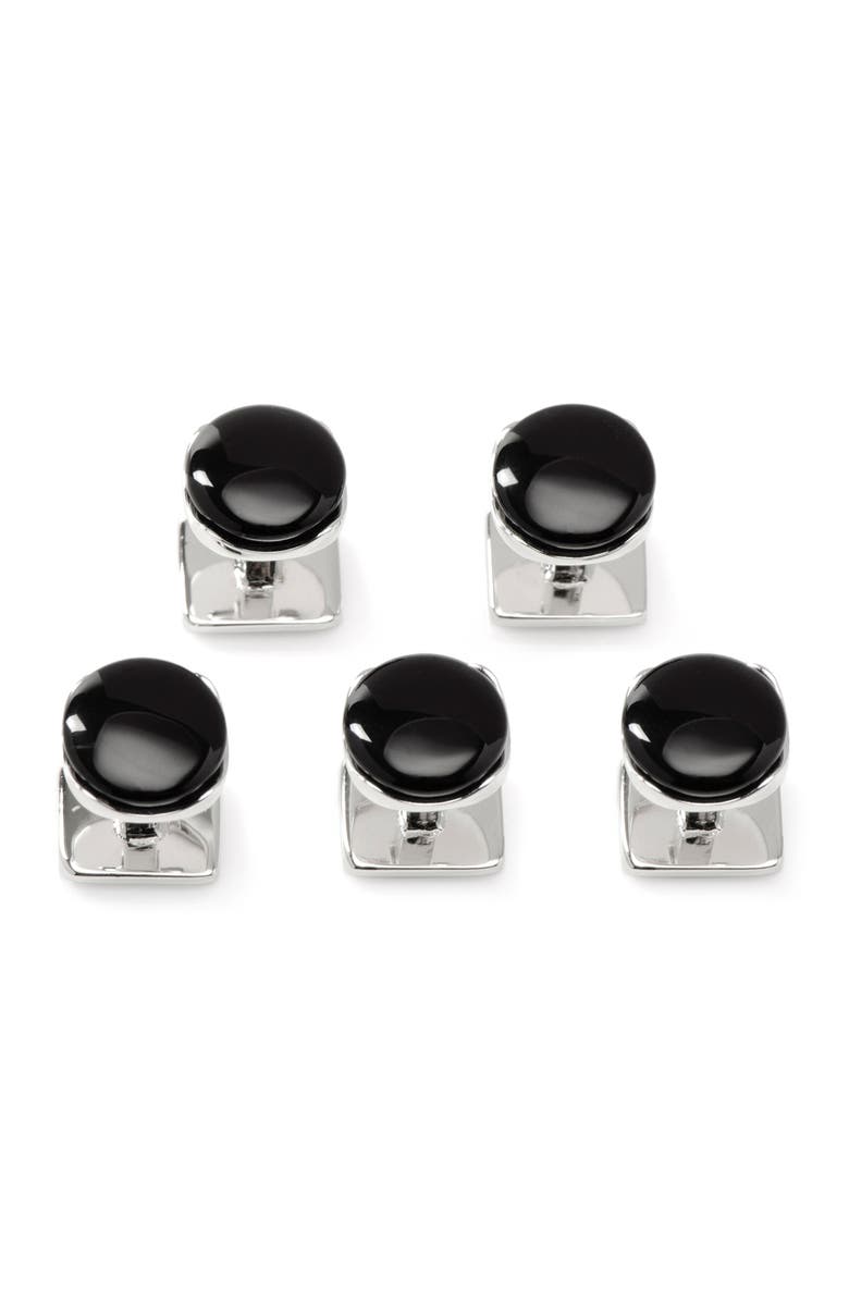 Cufflinks, Inc. Formal Onyx Cuff Links & Studs Set, Alternate, color,