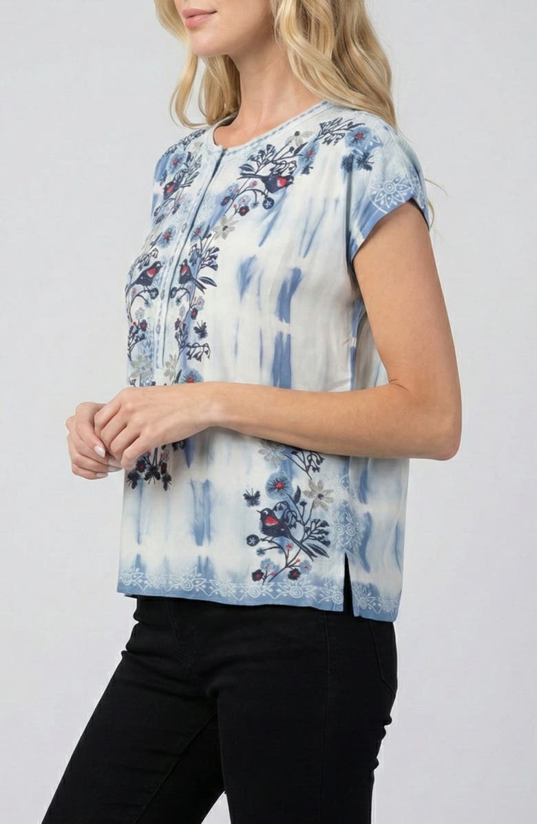 APNY Embroidered Tie Dye Top, Alternate, color, 