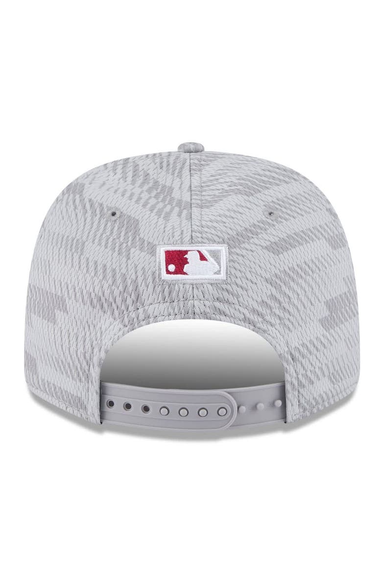 New Era Men's New Era Gray Philadelphia Phillies 2025 MLB Clubhouse 9SEVENTY Stretch-Snap Hat, Alternate, color, 