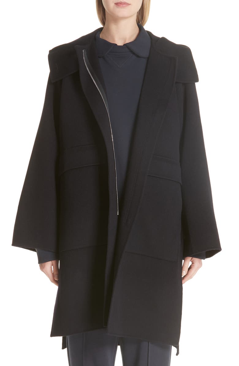 Sofie D'Hoore Candia Double Faced Wool & Cashmere Coat, Main, color, 