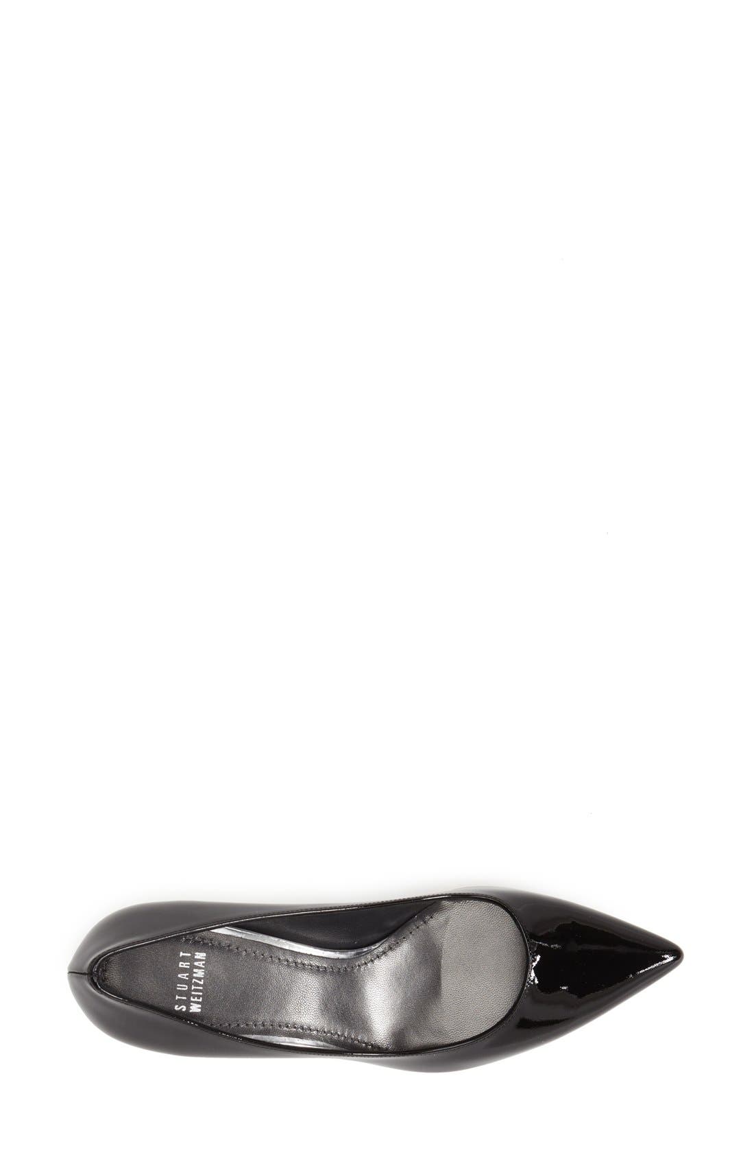 'First Class' Pump, Alternate, color, BLACK PATENT