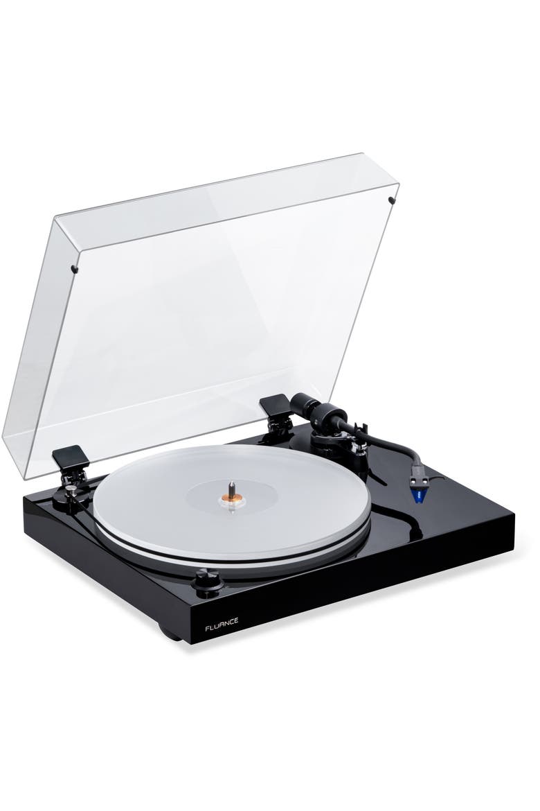 Reference High Fidelity Vinyl Turntable Record Player Ortofon Cartridge, Main, color, Piano Black