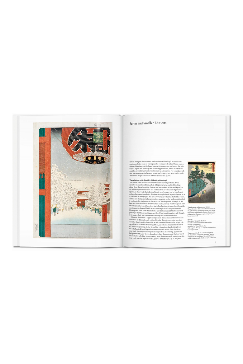 Hiroshige Book, Alternate, color, White