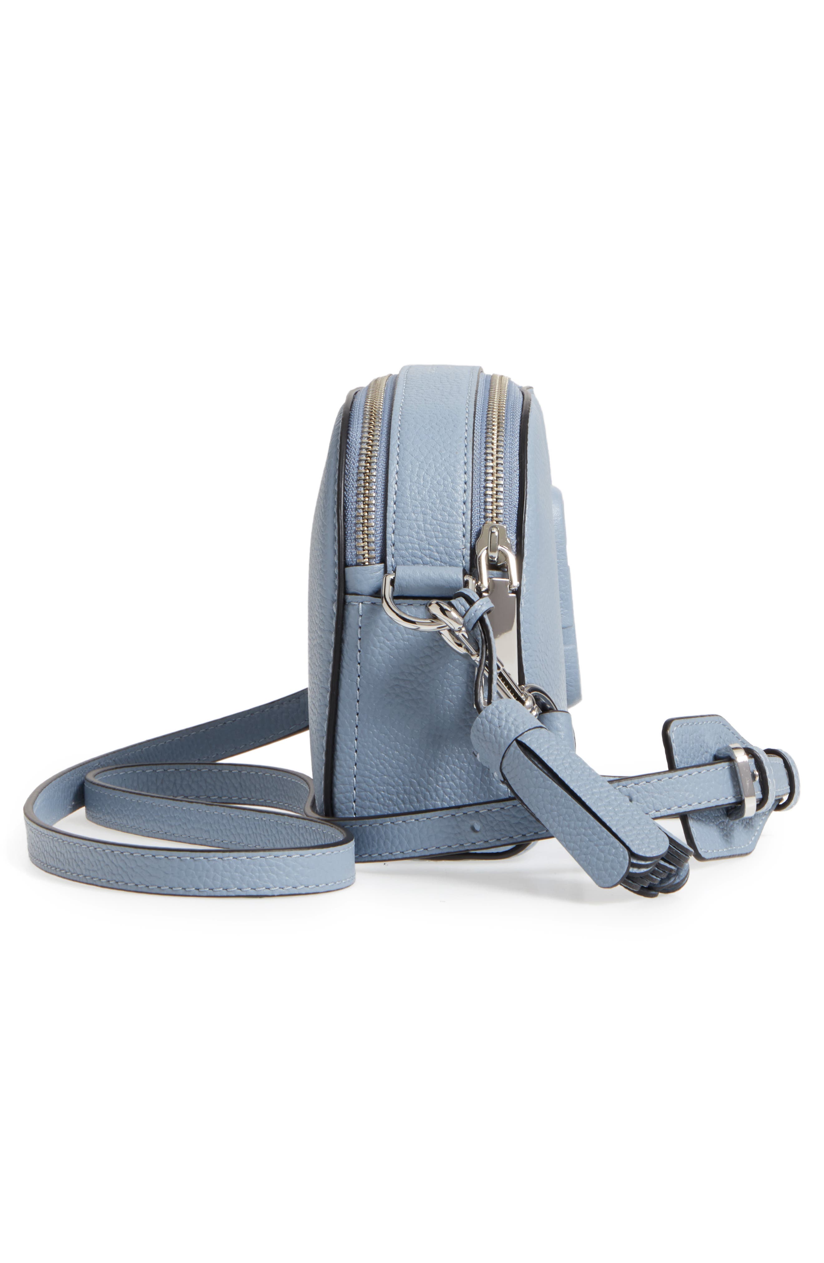 Marc Jacobs Small Shutter Leather Camera Bag, Alternate, color, 