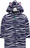 Mini Boden Kids' Fun Towelling Zip-Up Cover-Up