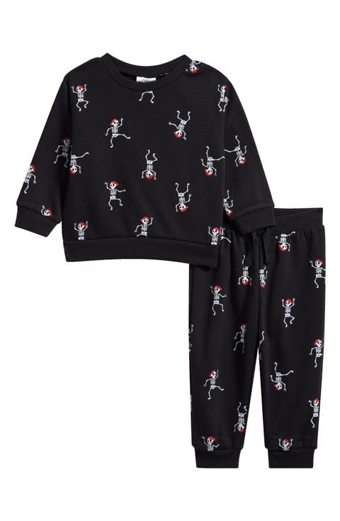 Kids' Pumpkin 2-Piece Sweatshirt & Joggers Set