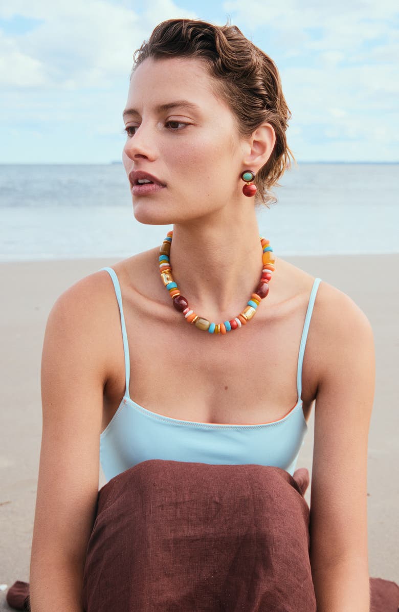 Lizzie Fortunato Souvenir Bead Necklace, Alternate, color,
