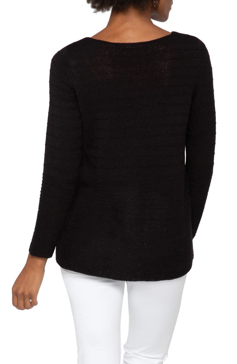 NIC+ZOE Cross Stitch Sweater, Alternate, color, 