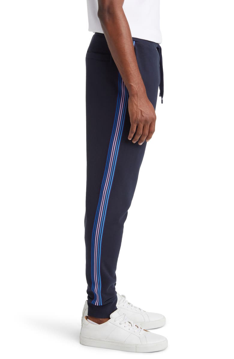Original Penguin Side Stripe Fleece Joggers, Alternate, color, 