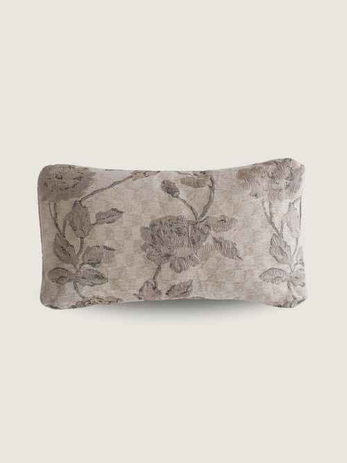 Twenty Third By Deanne Chiara Tapestry Lumbar Pillow In Sand