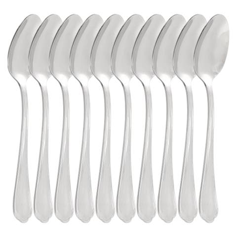 10 Piece Stainless Steel Teaspoon Set