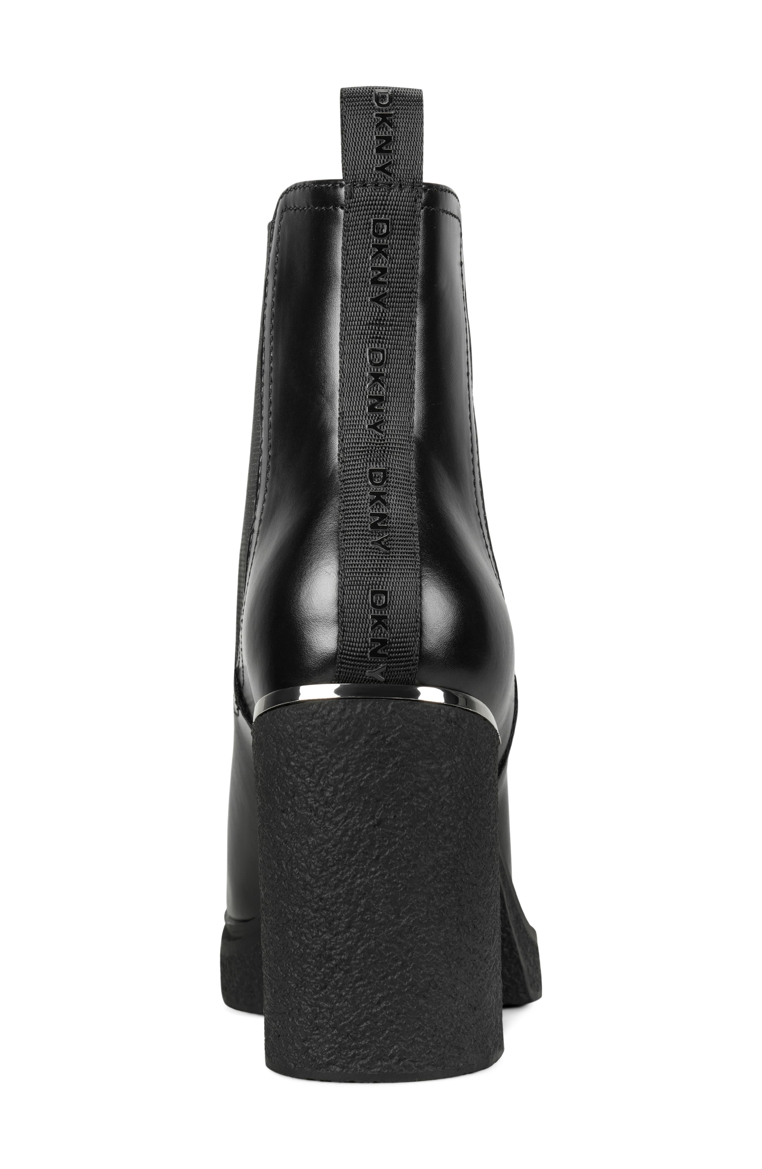 Tisdel Platform Chelsea Boot, Alternate, color, BLACK