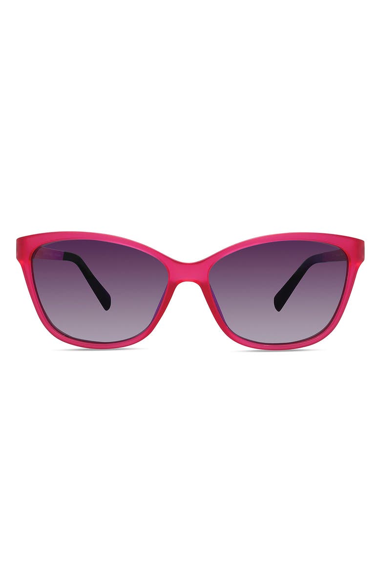 Eco Khatanga 55mm Cat Eye Sunglasses, Main, color, Pink