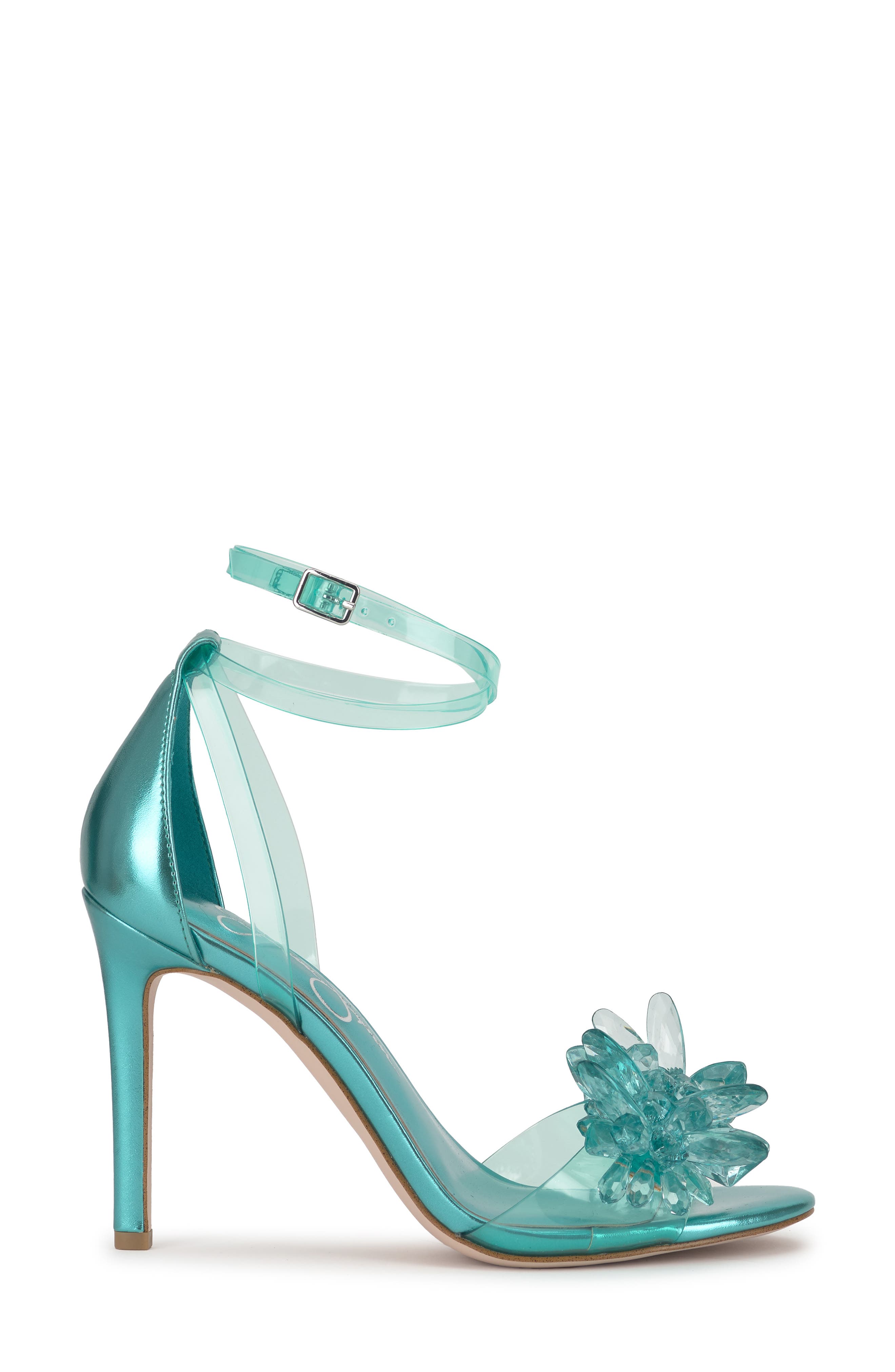 Jessica Simpson Janivah Ankle Strap Sandal, Alternate, color, Summer Seafo