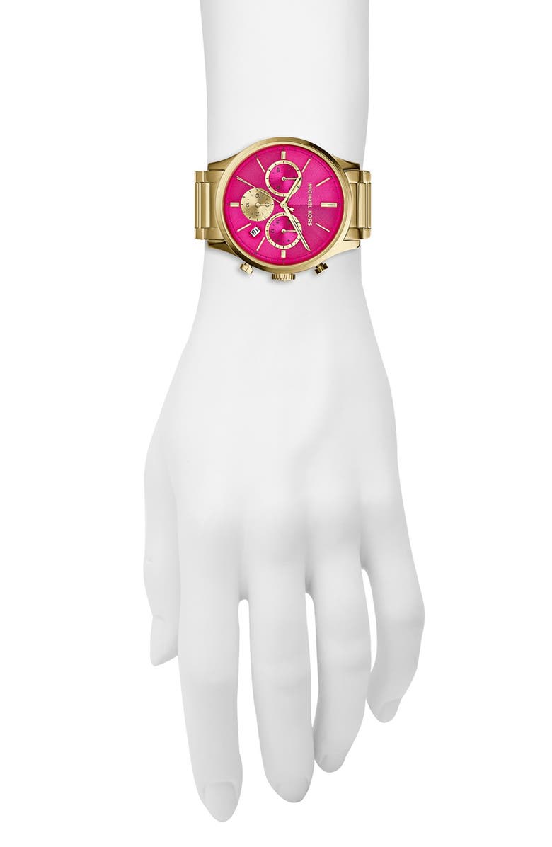 MICHAEL Michael Kors Michael Kors 'Bailey' Chronograph Bracelet Watch, 44mm, Alternate, color, 