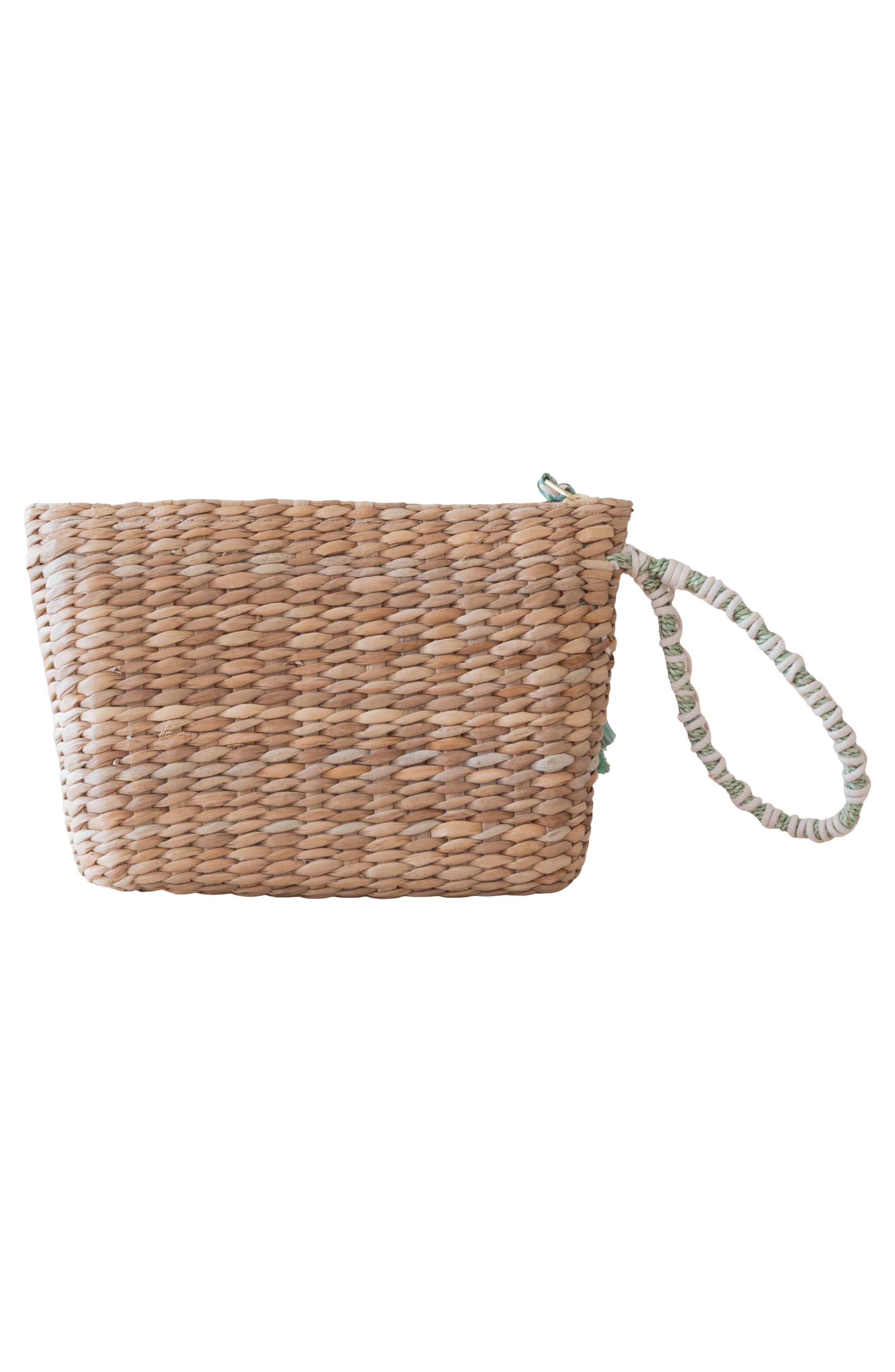 LIKHA Cat Embroidered Wristlet, Alternate, color, 