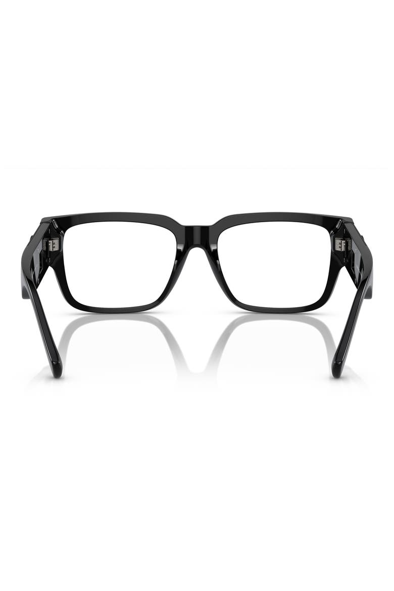 53mm Square optical glasses, Alternate, color, BLACK
