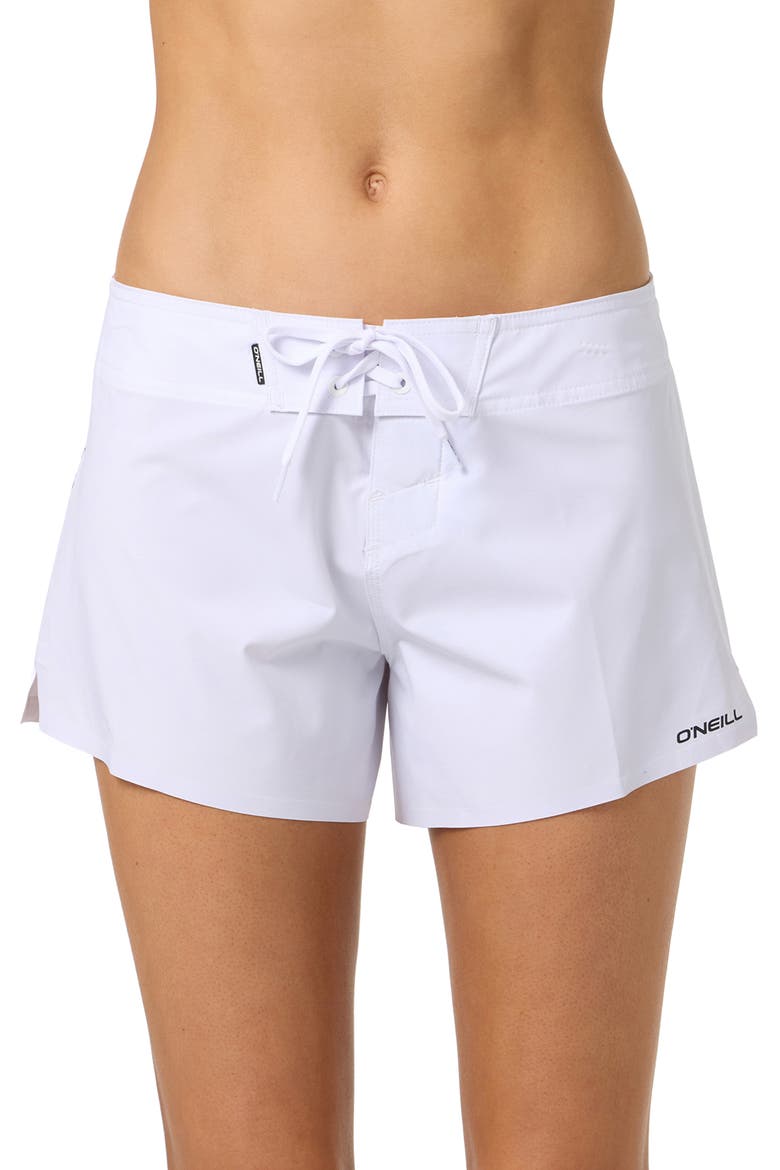 Hyperfreak Tech Stroke Board Shorts, Main, color, WHITE