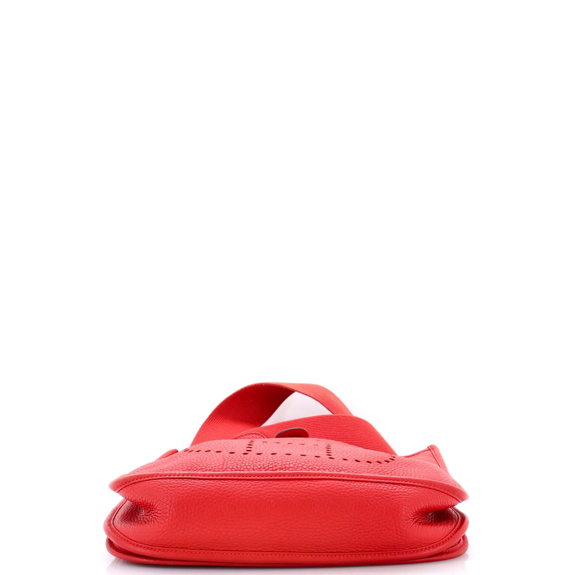 Pre-Owned Hermes Evelyne Bag Gen III Clemence PM, Alternate, color, Rouge Tomate