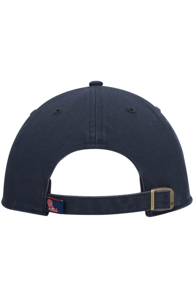 '47 Men's '47 Navy Ole Miss Rebels Clean Up Adjustable Hat, Alternate, color, Navy