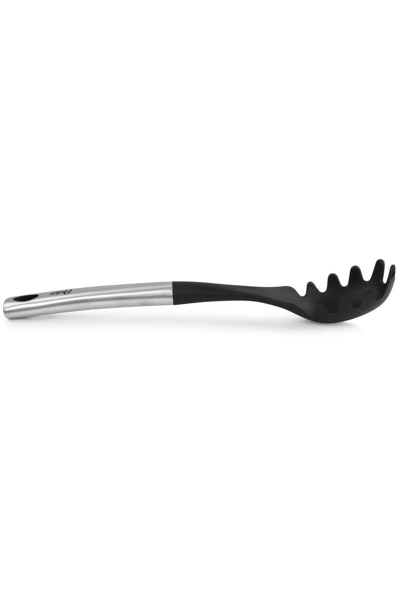 Nylon Pasta Server Kitchen Utensil, Alternate, color, Black