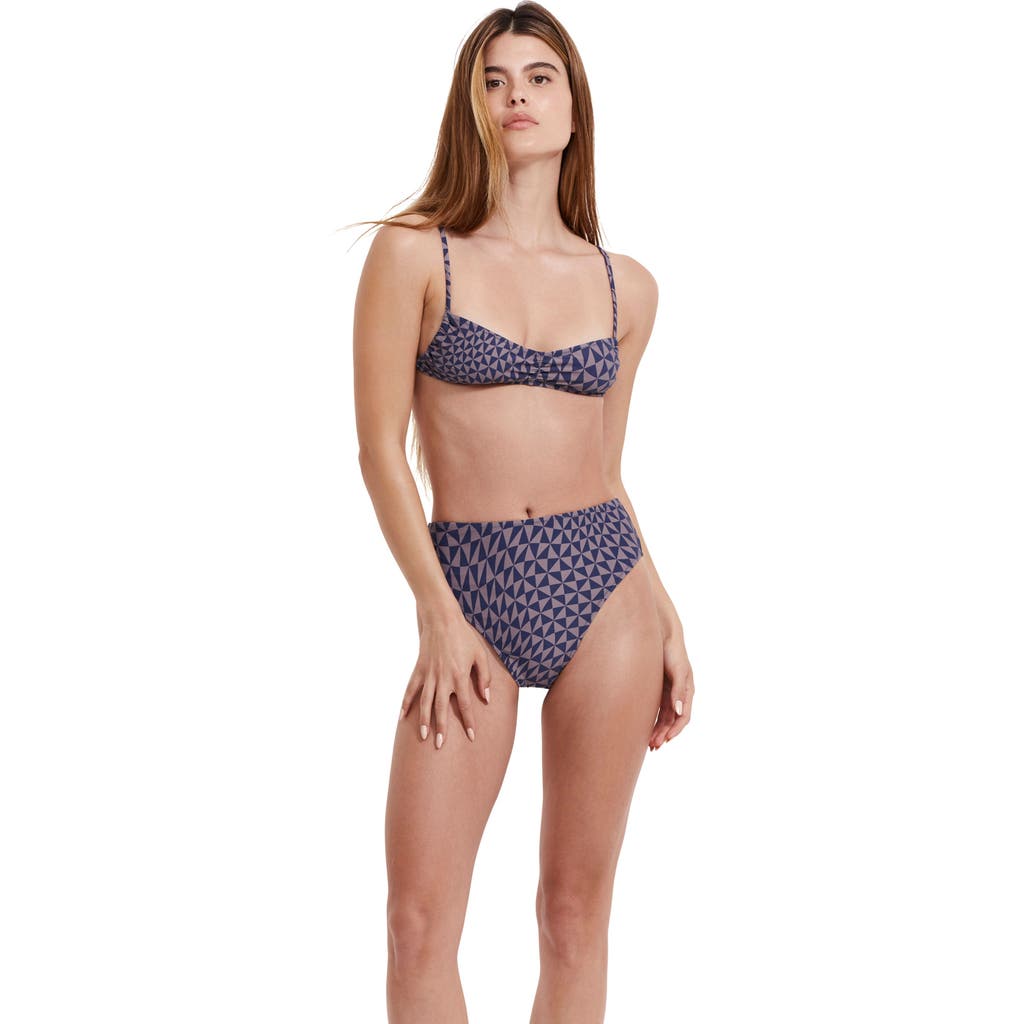 Flirtt Gottex Midnight Magic V Neck Bralette Swim Top In Multi