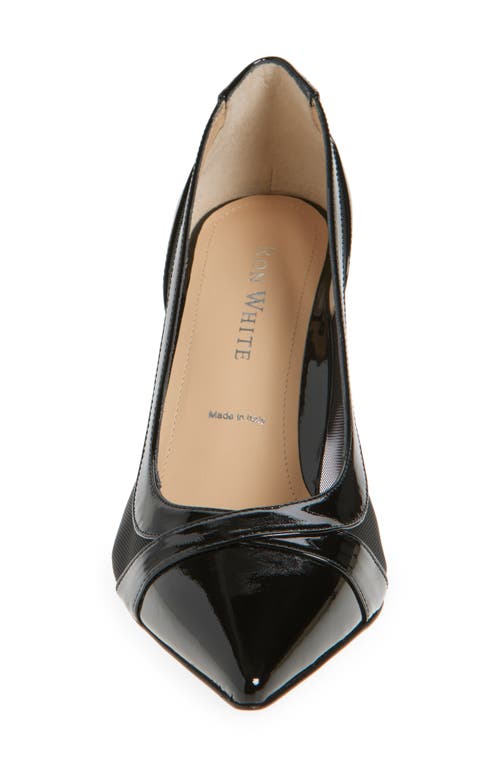 Ron White Caitlyn Pointed Toe Pump In Onyx