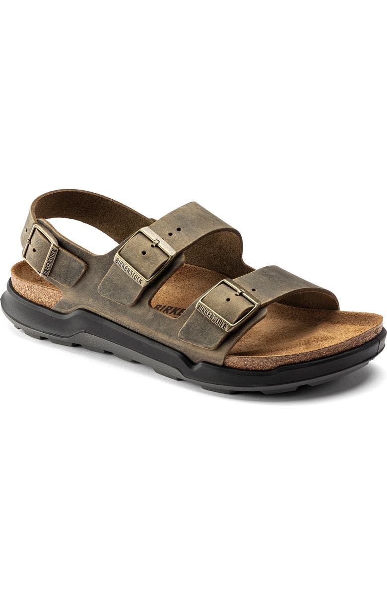 Birkenstock Milano Slingback Sandal, Main, color, Faded Khaki