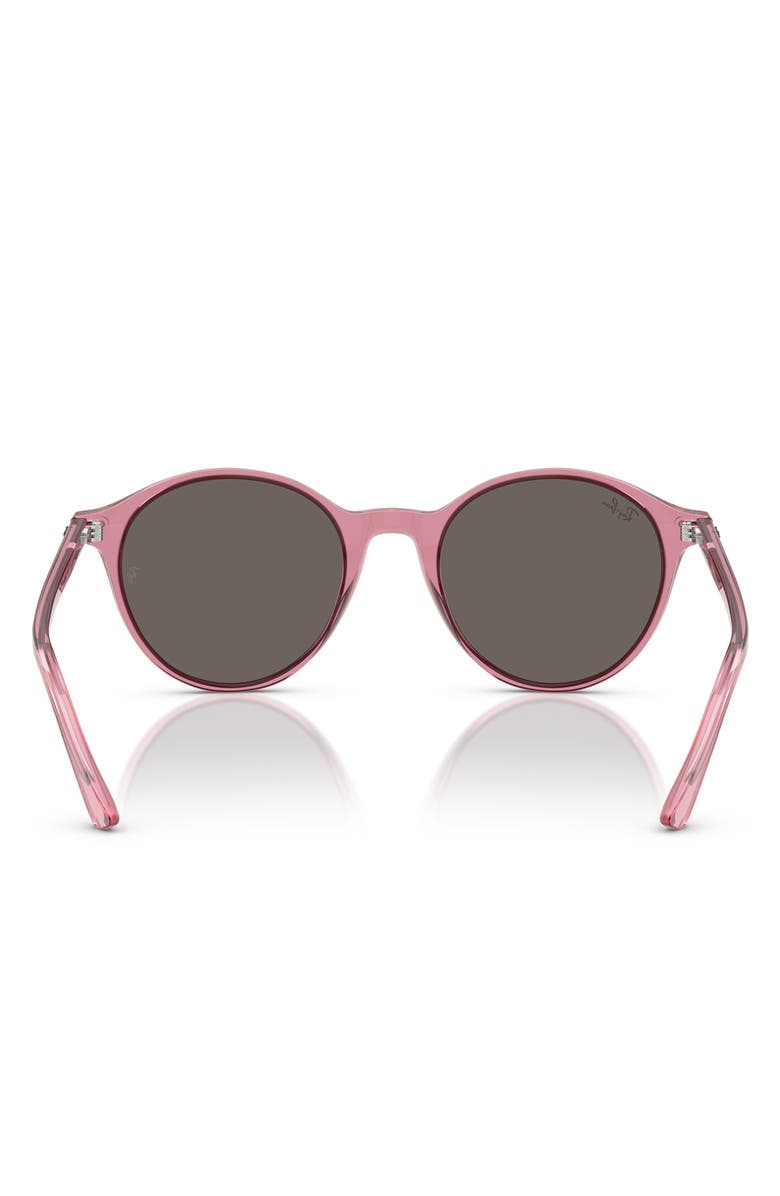 Ray-Ban Bernard 53mm Phantos Sunglasses, Alternate, color, Transparent Pink/ Dark Grey