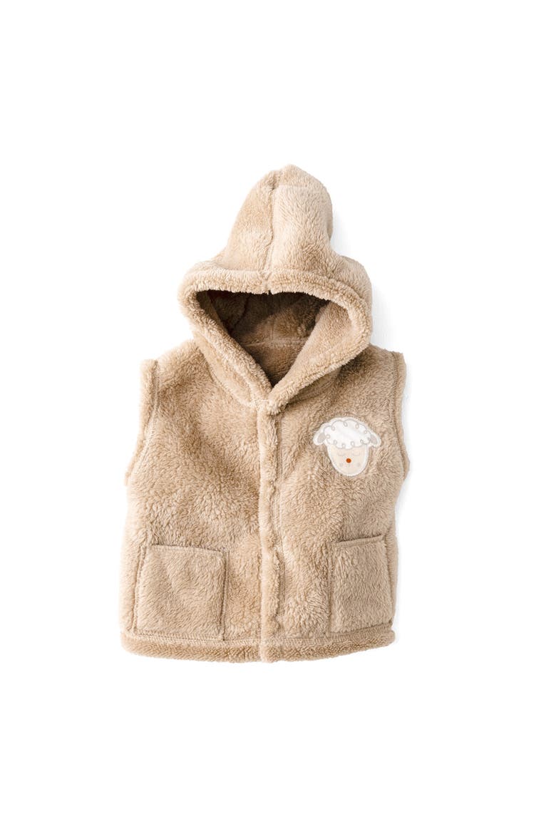 Cloud Cuddle Hooded Vest, Main, color, Beige