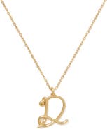 Kate Spade New York initial pendant necklace