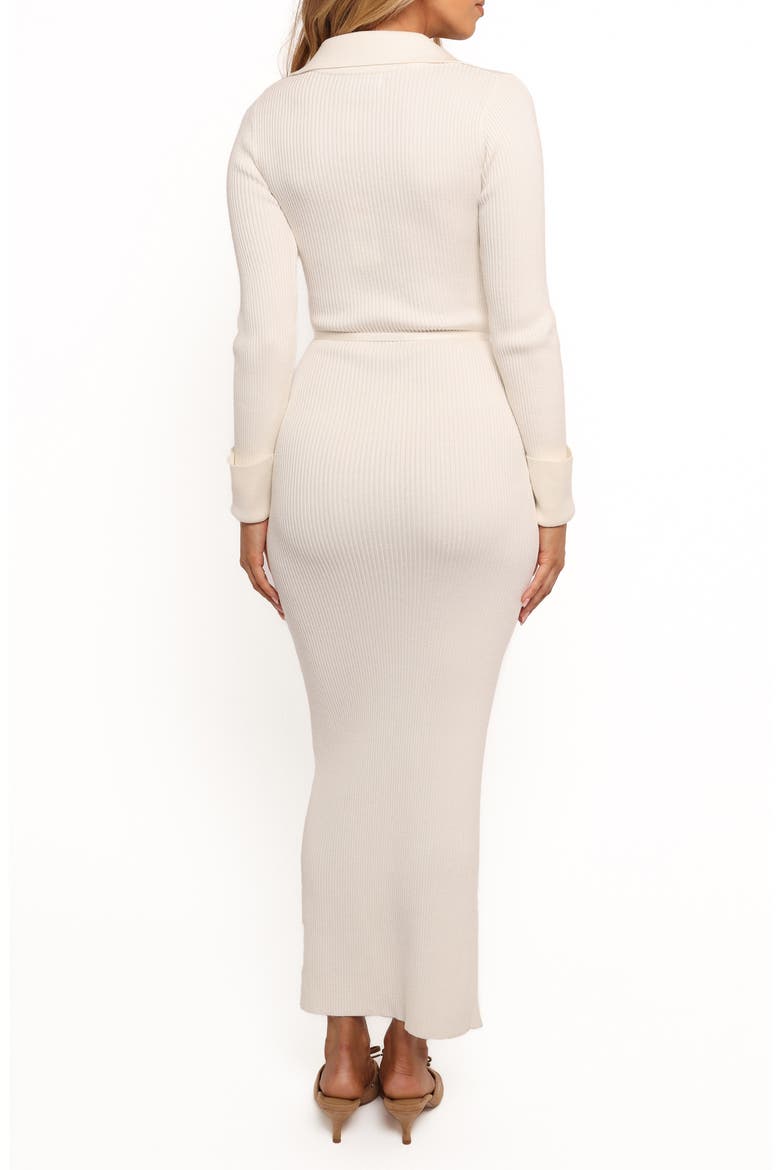 Kadi Maxi Sweater Dress, Alternate, color, WHITE