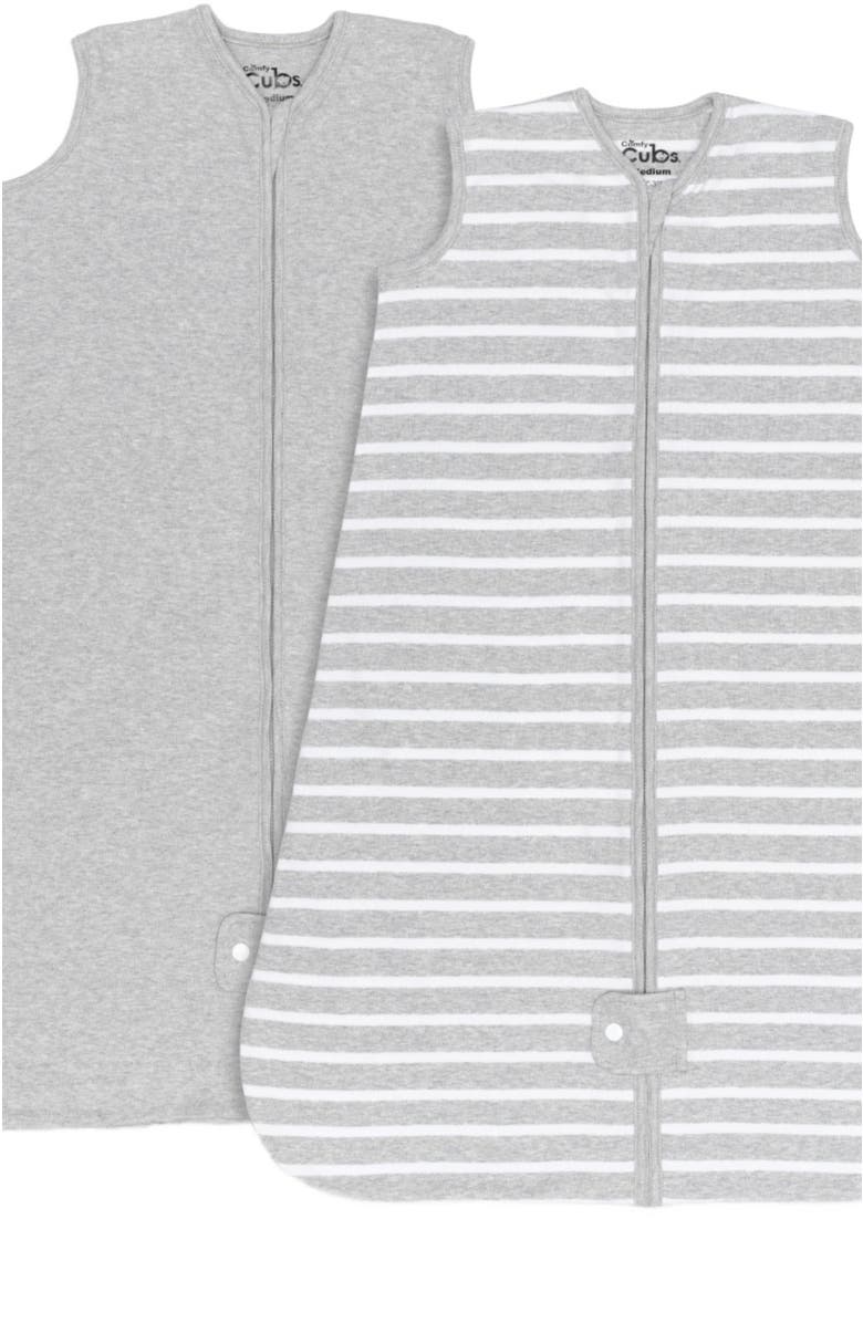 Comfy Cubs Sleep Sacks, Main, color, Grey