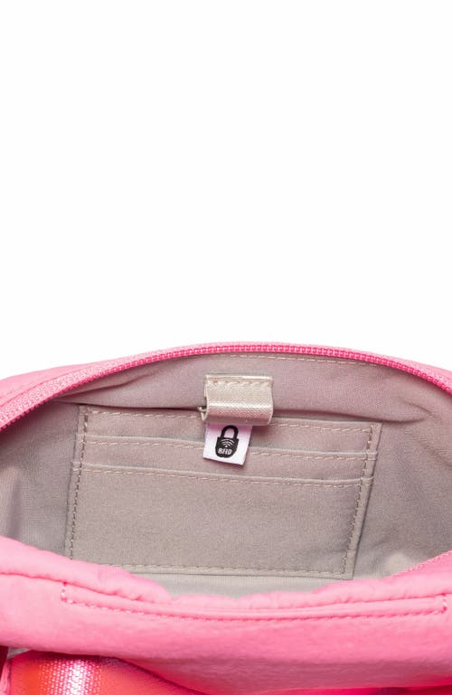Baggallini Swift Belt Bag Sling In B-lite Bloom Pink