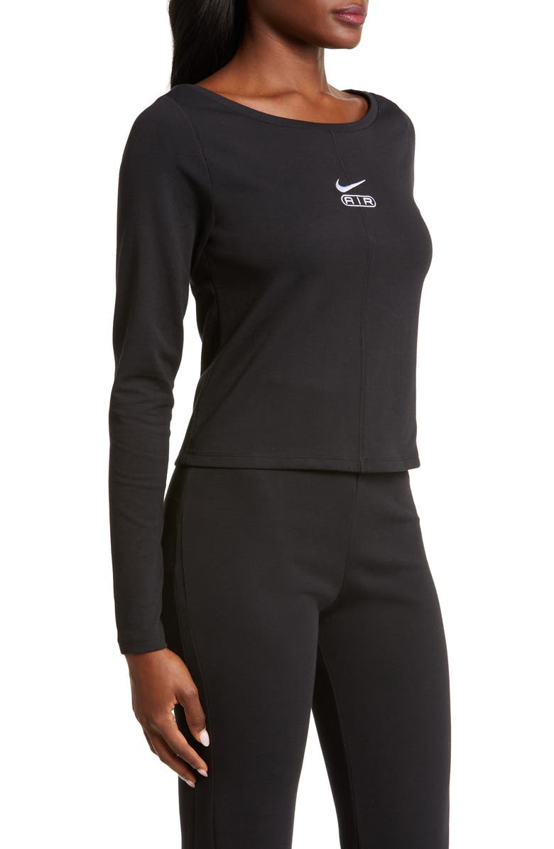 Nike Air Crop Long Sleeve T-Shirt, Alternate, color,